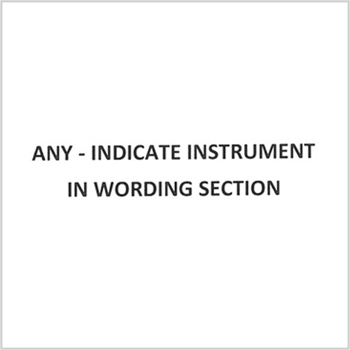 Any Instrument Patch