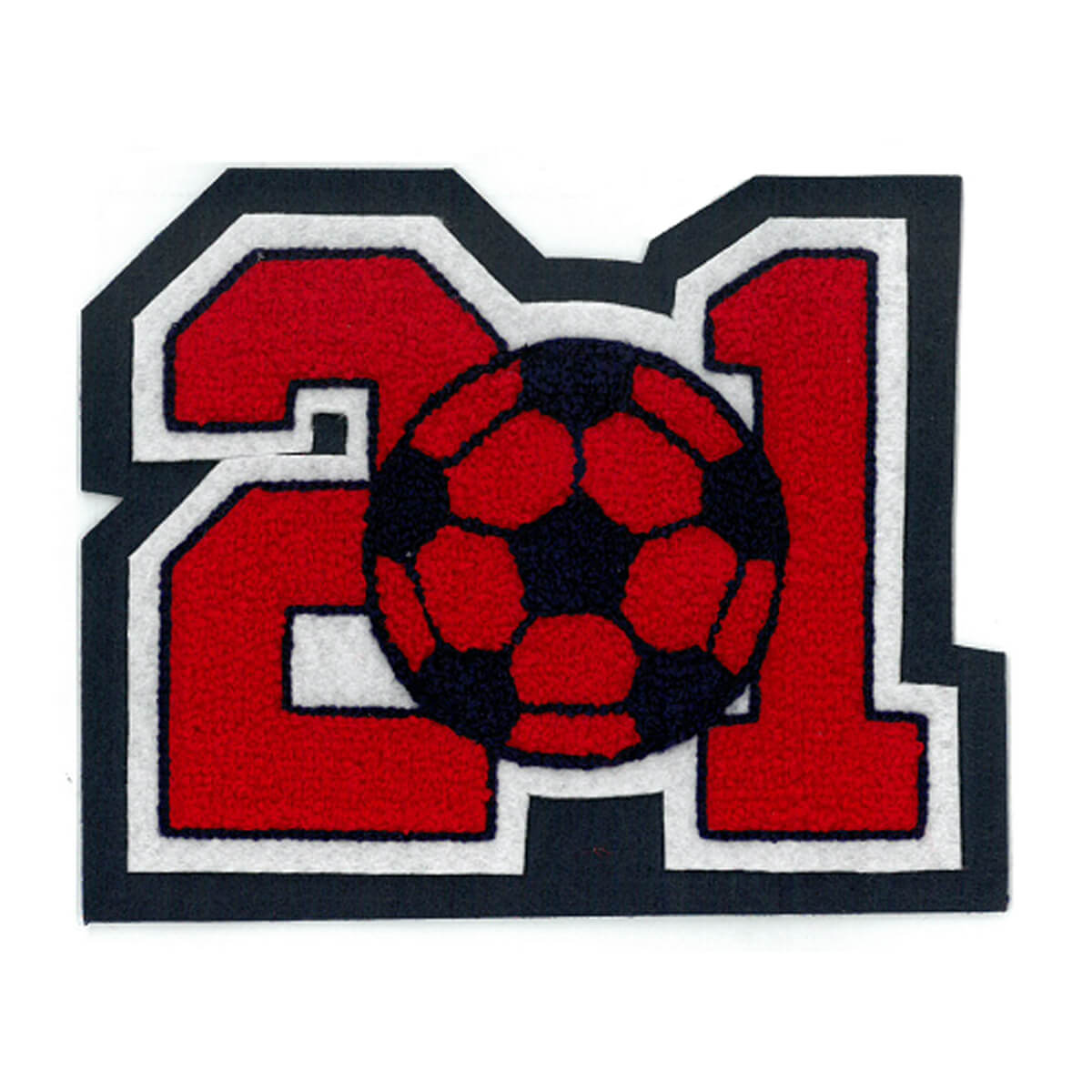 Jersey Number w/ Ball (specify ball) (+$8)